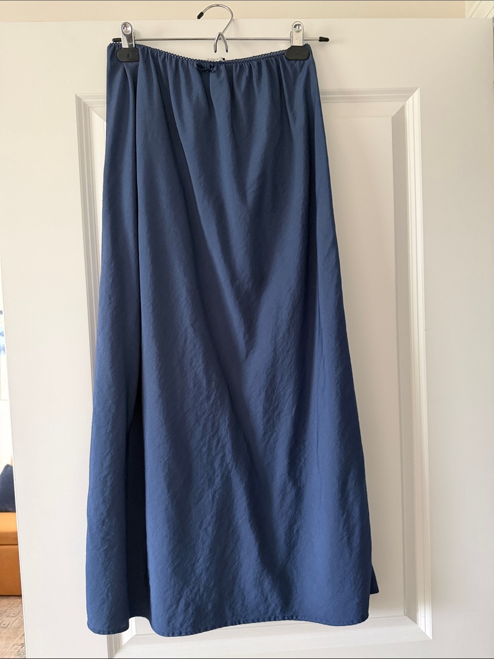 American Eagle Women's Blue A-Line Maxi Skirt